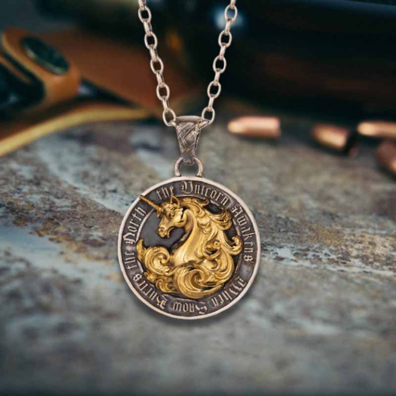 Unicorn Sterling Silver Animal Pendant