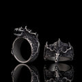 Wendigo Skull Sterling Silver Ring