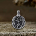 Yggdrasil Helm of Awe Stainless Steel Pendant