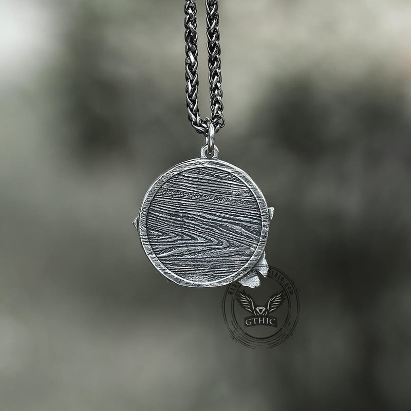 Wisdom Owl Stainless Steel Pendant